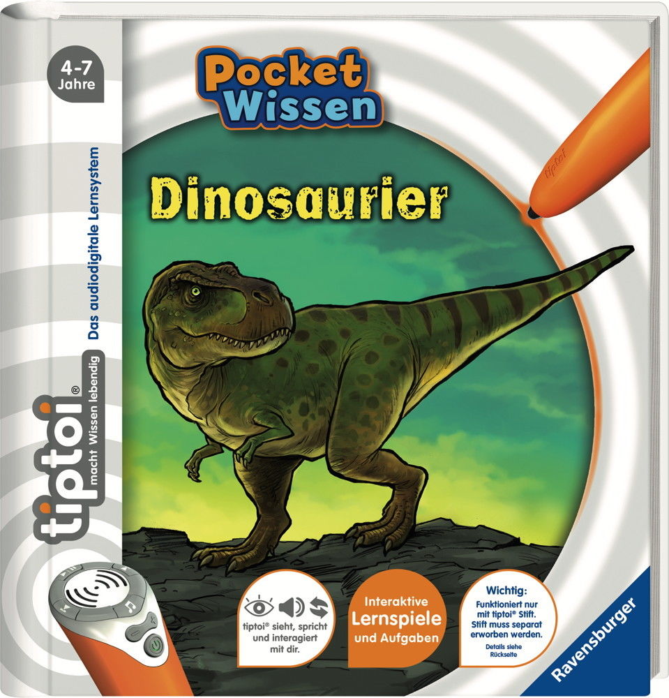 Ravensburger tiptoi Buch Pocket Wissen Dinosaurier 00683