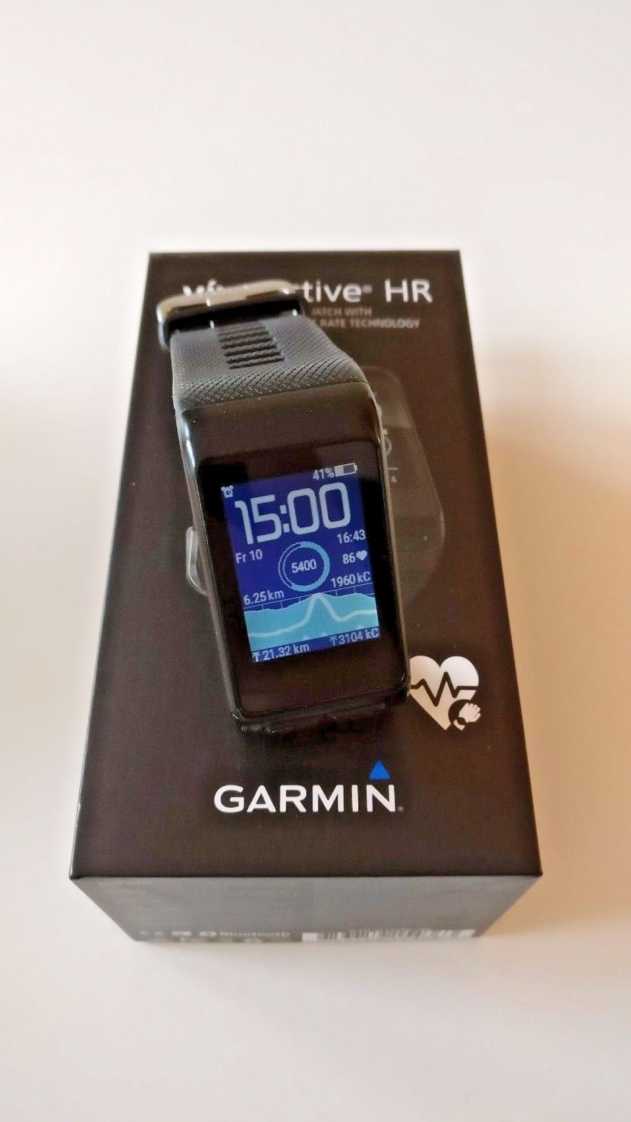 Garmin Vivoactive HR OVP: Fitness Tracker & Smartwatch GPS Sport Uhr schwarz