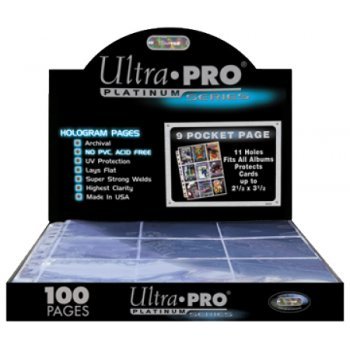 ultra-pro Platin 9-Hologramm Seiten (100 Stk.)