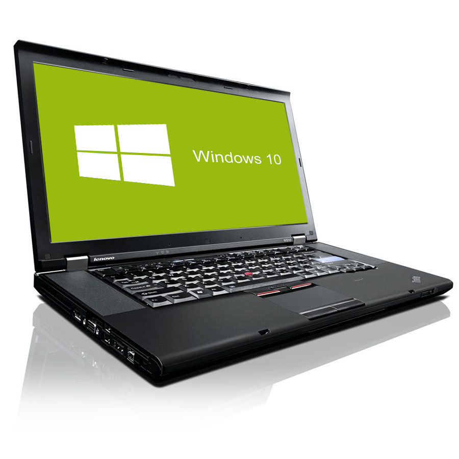 Lenovo ThinkPad W510 Notebook Quad Core i7 4x 1,6 GHz 8GB RAM 320GB HDD Win10