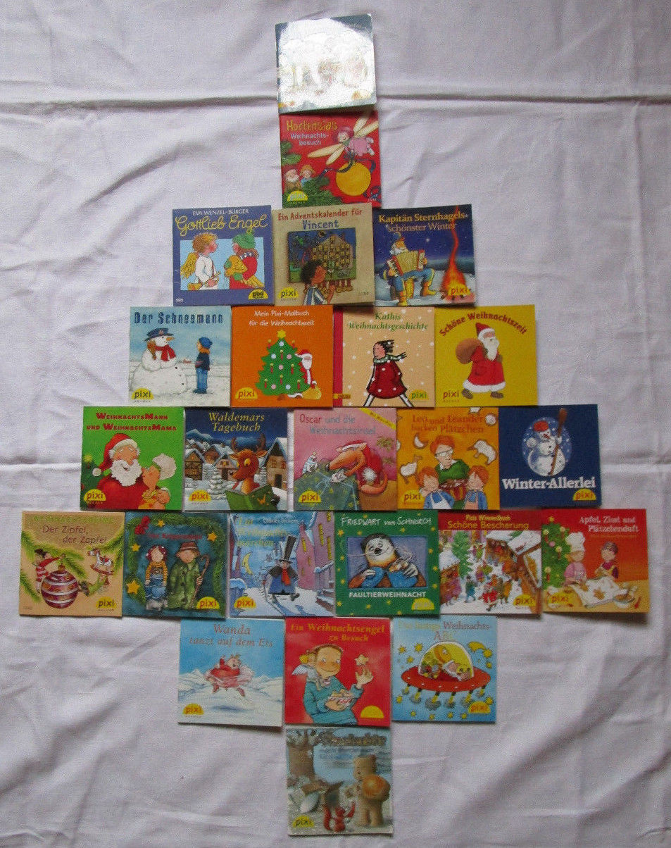 24 Pixibücher Sonderausgaben für den Pixi - Adventskalender ,Weihnachtszeit Pixi