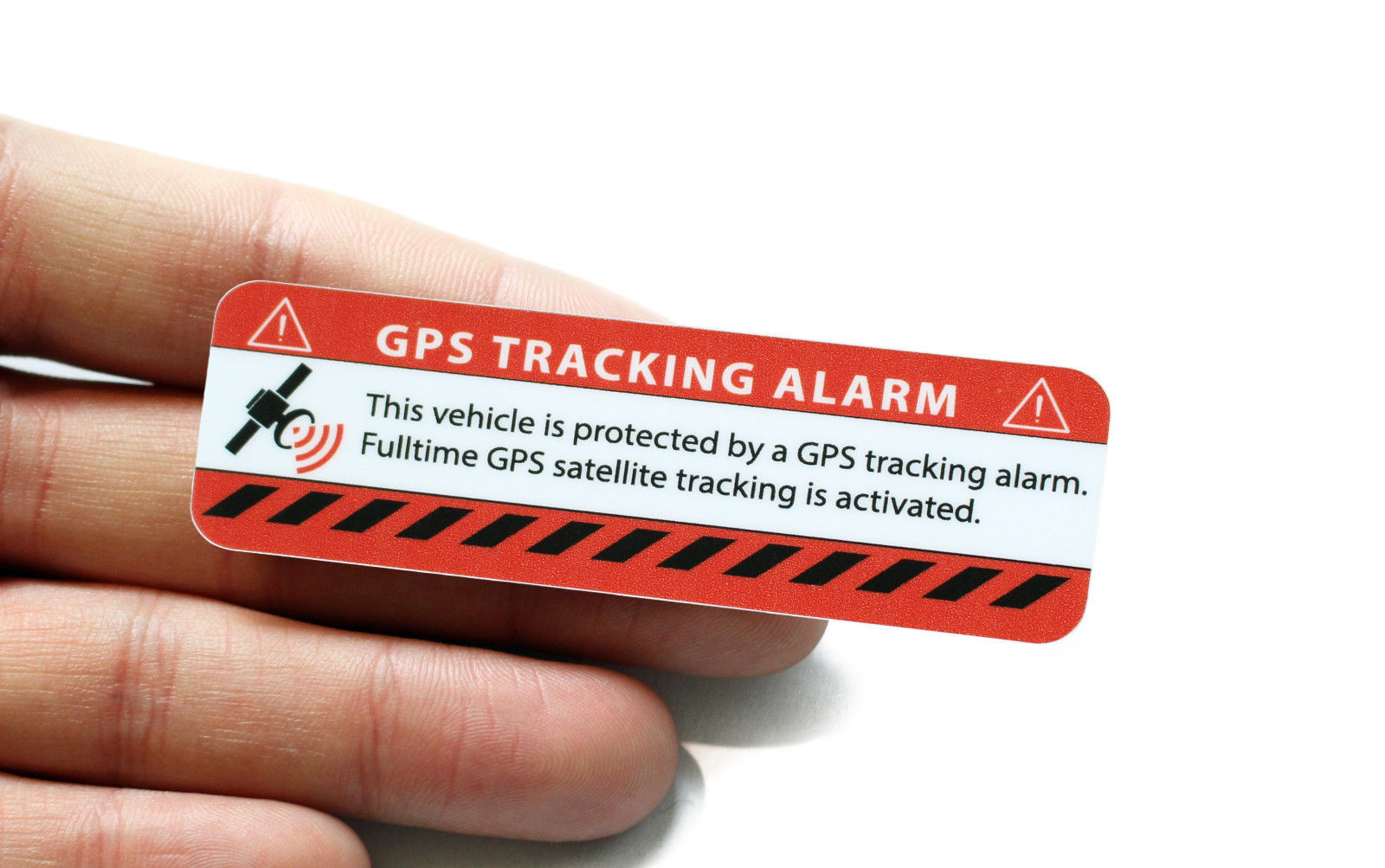 2x GPS Aufkleber Auto Alarmanlage Anti Theft Stickers Car Alarm System Warning 
