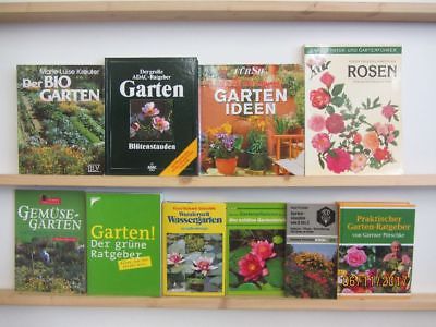 41 Bücher Garten gärtnern Gartengestaltung Gartenpflege Gartenkunst