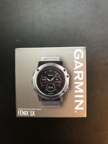 Garmin Fenix 5X Smart Watch Neues Modell Metallarmband Saphirglas GPS