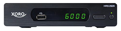 Xoro HRS 2620 Digitaler Satellitenreceiver (HDMI, SCART, USB 2.0, LAN, Unicable) schwarz