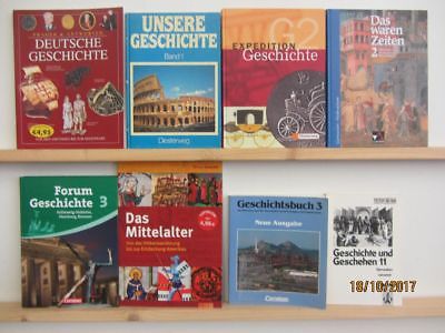 49 Bücher Geschichte Geschichtsschulbücher alte Schulbücher u.a.