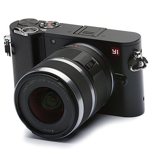 YI Technology M1 95017 Mirrorless Digitalkamera (20 MP, 4K, Wechselobjektiv 12-40mm, F3,5-5,6 Objektiv) schwarz