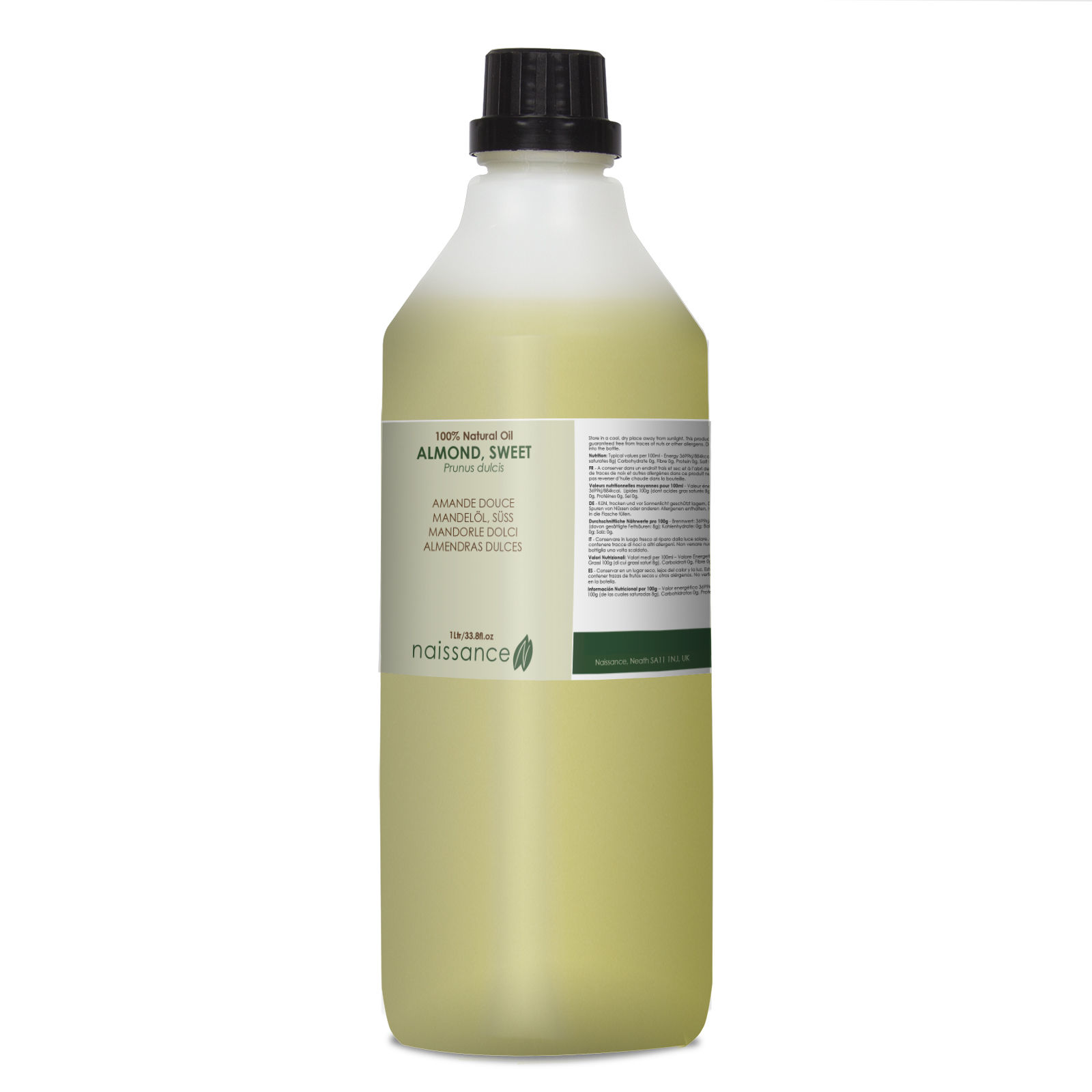 Naissance Mandelöl - 1 Liter ( 1000ml ) - 100% rein