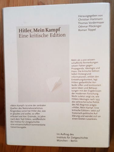 Hitler mein Kampf Eine kritische Edition Band 1 und 2 neu OVP