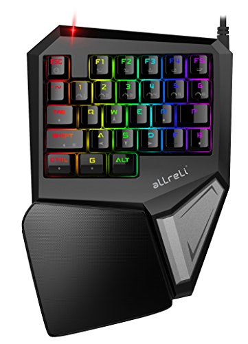 Mechanische Gaming Tastatur, aLLreLi T9 Plus Gaming Keyboard Keypad (29 Programmierbare Tasten, RGB LED-Beleuchtung)