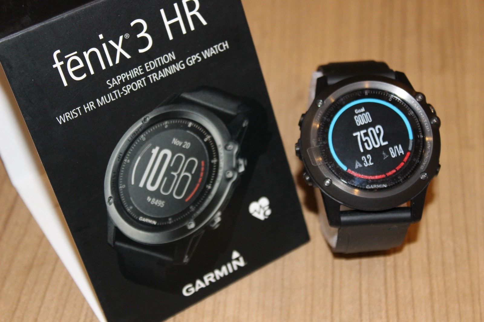GARMIN Fenix 3 HR Saphir GPS