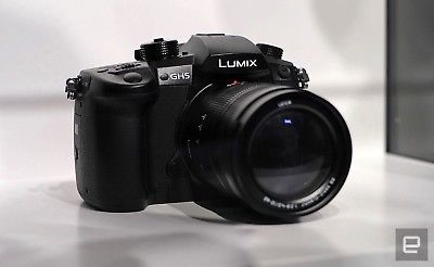 Panasonic Lumix GH5-MEG-K mit Objektiv H-FS12060 schwarz