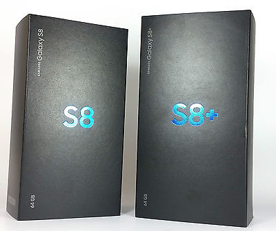 SAMSUNG GALAXY S8 / SAMSUNG GALAXY S8+ Plus 64GB BLACK, GREY, SILVER BLAU - NEU