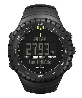 Multifunktionsuhr / Armbanduhr Core All black - Höhenmesser Kompass Barometer