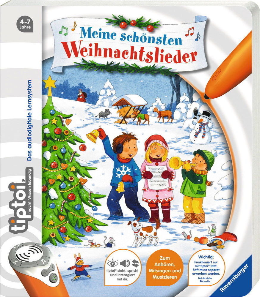 Ravensburger tiptoi Buch Meine schönsten Weihnachtslieder 00681