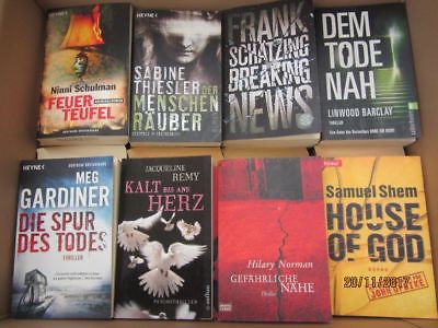 53  Bücher Romane Krimi Thriller Psychothriller  Top Titel Bestseller Paket 1