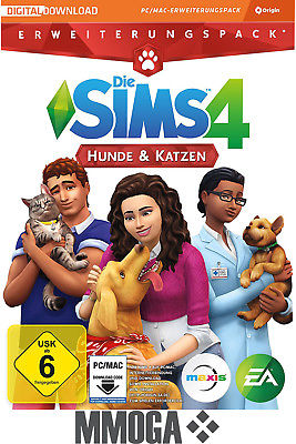 Die Sims 4 Hunde und Katzen Key EA Origin PC DLC Addon Code Sims 4 Cats & Dogs
