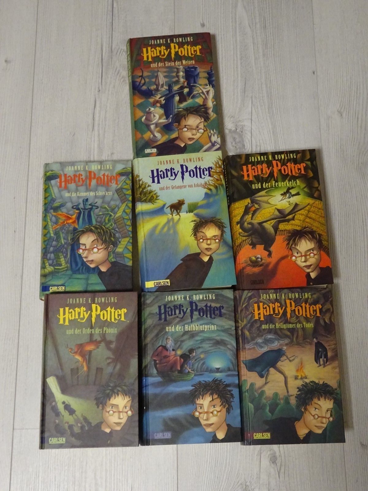 Harry Potter 1-7 Komplett, gebunden, Hardcover, J.K. Rowling