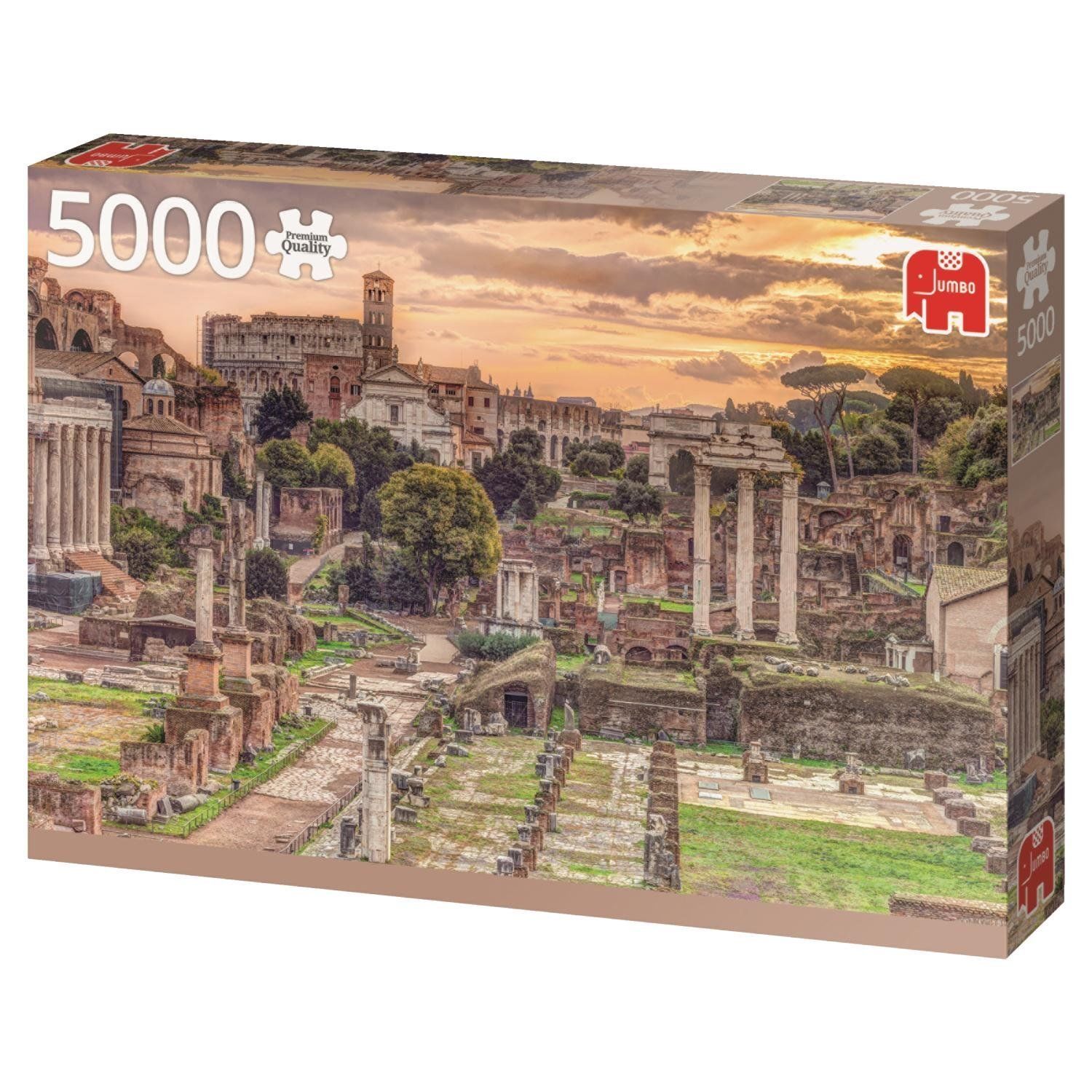 Forum Romanum, Rom 18592 Puzzle Jumbo 5000 Teile Premium Collection NEU OVP