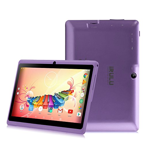 iRULU eXpro 3 Tablet (X3),Google Android 6.0,Quad Core,HD 1024x600,Dual Kamera WiFi 16GB 3D Spiel unterstützt,7 Zoll Tablet mit GMS Certified (Violett 16GB)