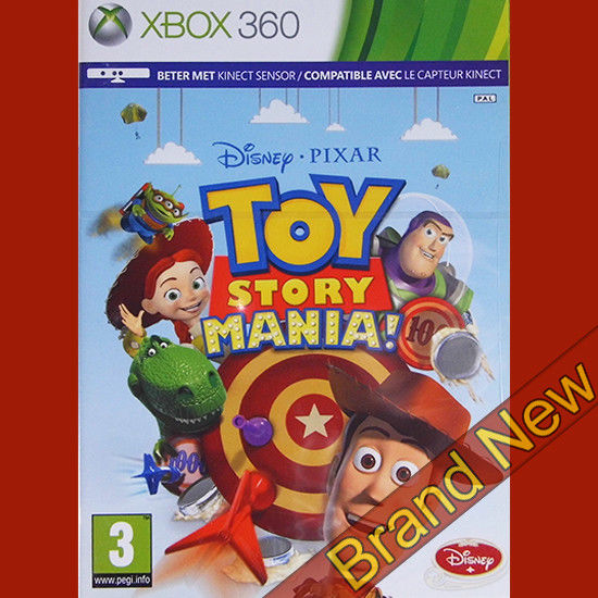 TOY STORY MANIA! - Microsoft Xbox 360 ~PAL~3+ Kids Game BRAND NEW & Sealed!