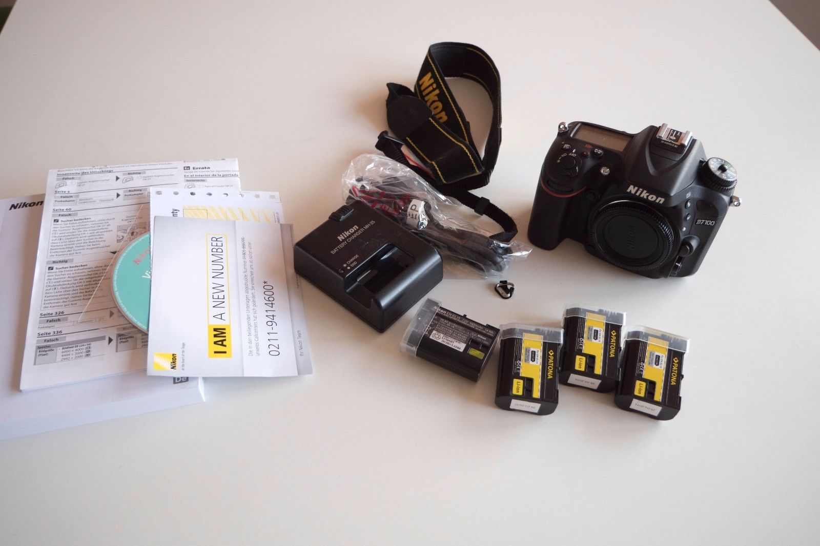 Nikon D D7100 24.1 MP SLR-Digitalkamera - NUR 4620 Auslösungen 