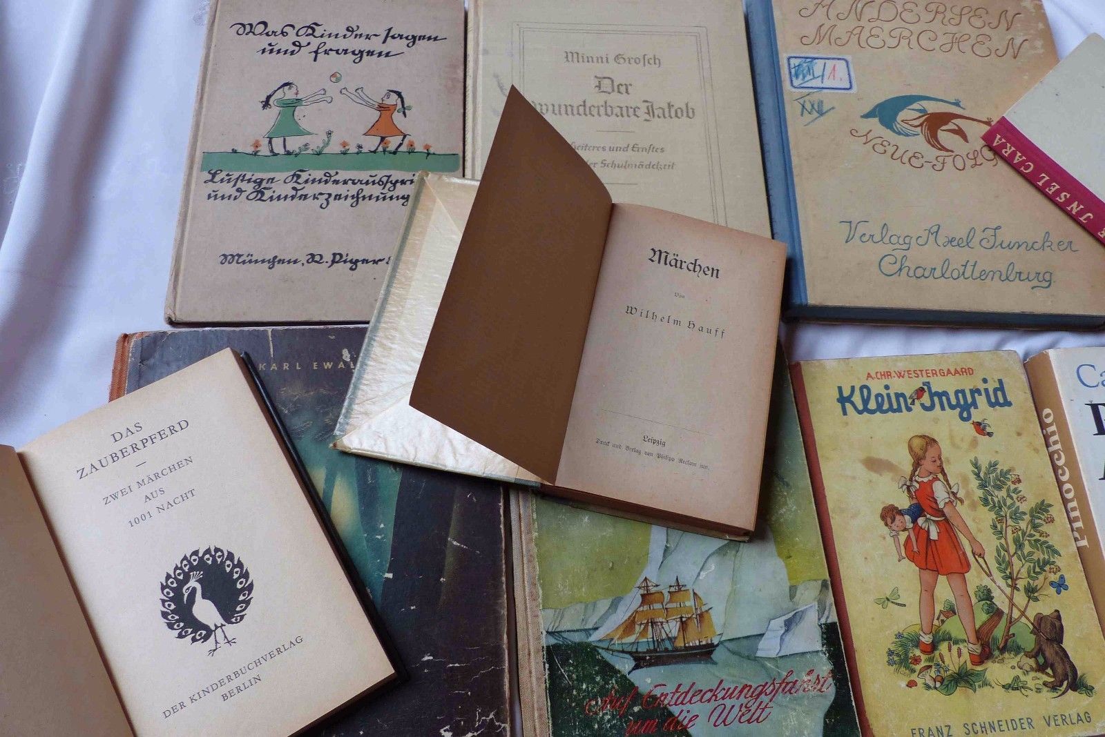 Konvolut 13 x alte Kinderbücher* Andersen, Märchen, Hauff, 1001 Nacht,Münchhause