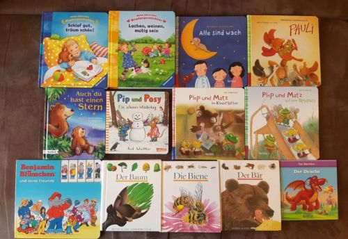 13 Bücher für Klein-Kinder Buch Paket Minutengeschichten Kinder Buch 