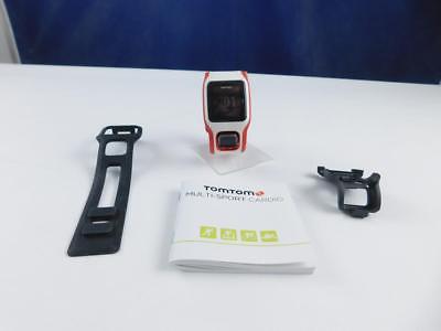 TomTom GPS Sportuhr Multisport Cardio One size GPS-Uhr Schwimm-Sensor Rot 