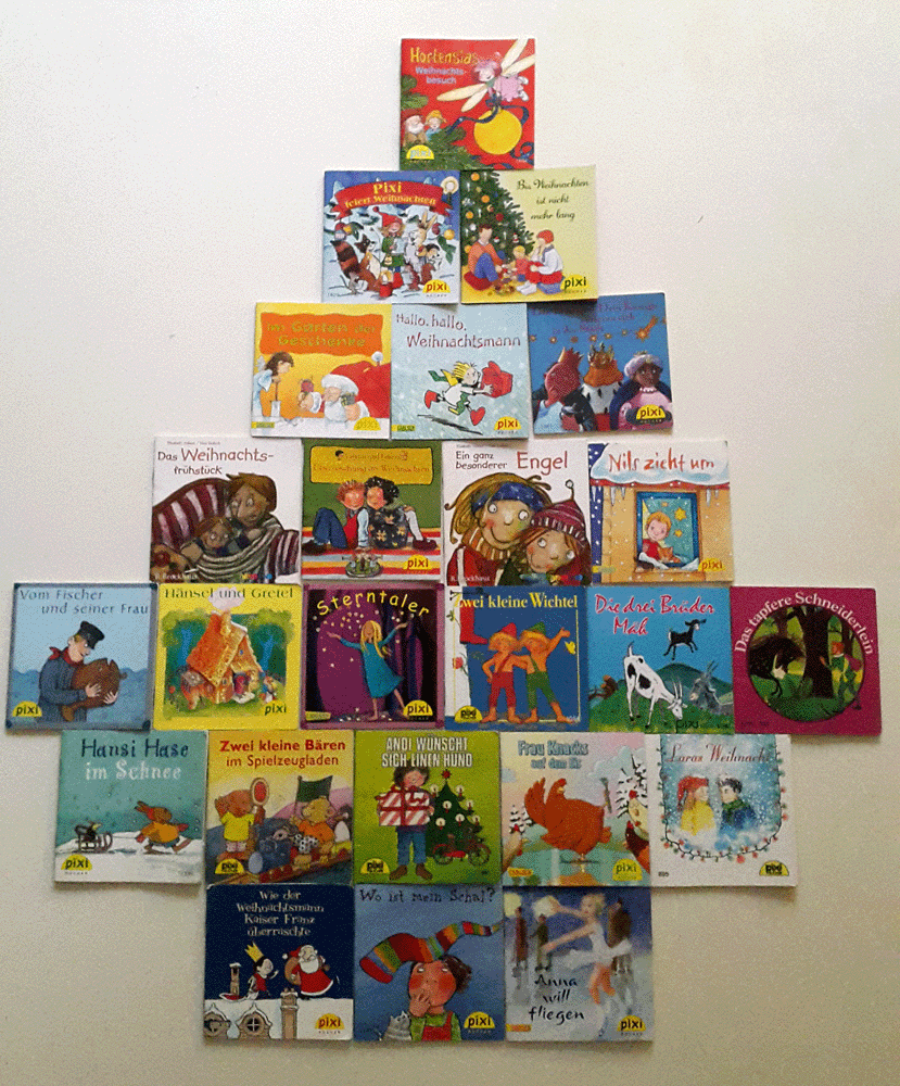 24 Pixibücher Weihnachten Winter Märchen Kinderbücherpaket Adventskalender