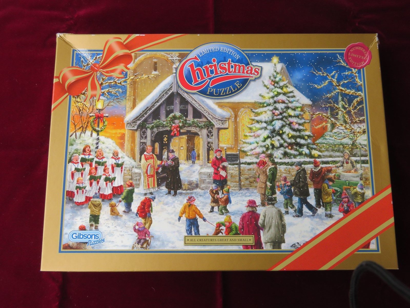 Gibsons Weihnachts-Puzzle 1000 Teile *Christmas Market* Limited Edition