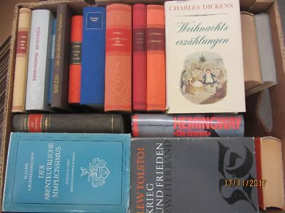 41 Bücher Romane internationale Klassiker Hemingway Tolstoi Dickens Balzac  u.a.