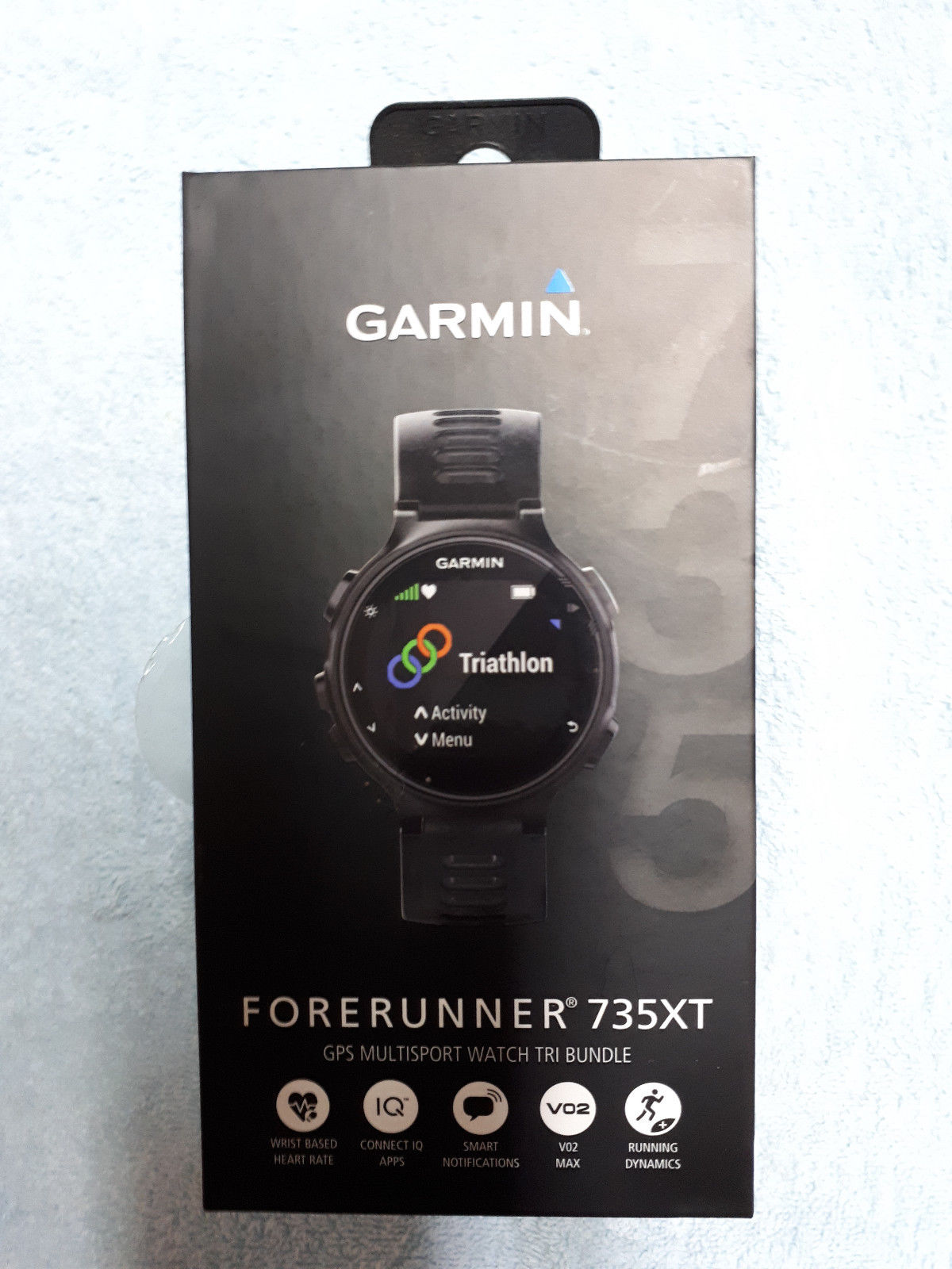 GarminForerunner 735XT GPS Multifunktionsuhr Grau/Schwarz *NEU*