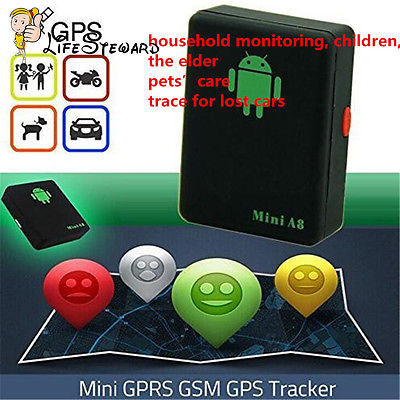 Mini A8 Time Car Kid Pet GSM/GPRS/GPS Global Locator Real Tracking Tracker Braw