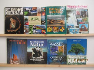 18 Bücher Bildbände Natur Umwelt Umweltschutz Naturparadiese Naturoasen