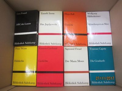 72 Bücher Romane Erzählungen Bibliothek suhrkamp Hardcover