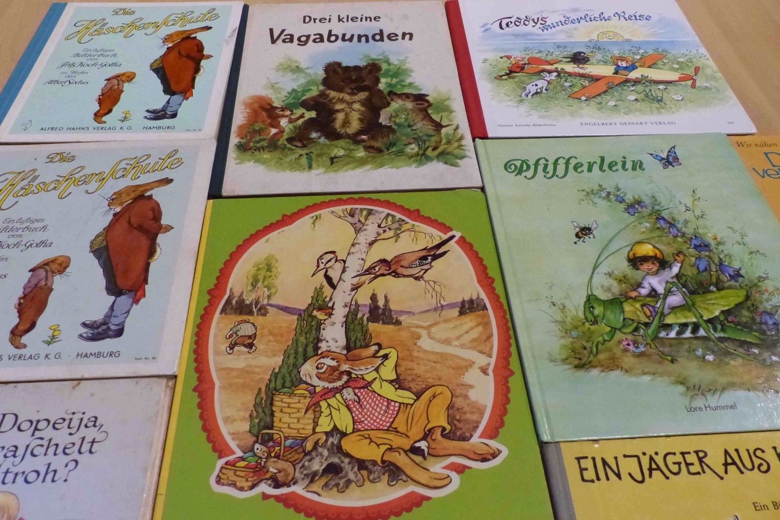 Konvolut 10 alte Kinderbücher aus verg. Zeit **Baumgarten, Hummel, Koch-Gotha