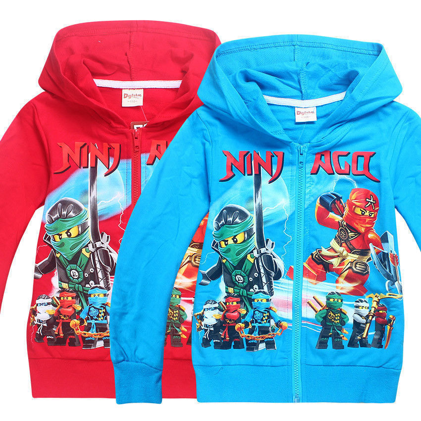 Jungen Ninjago Kapuzenpullover Kapuzenjacke Hoodie Sweatshirt Sweatjacke Kostüm 