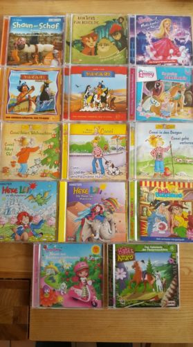 CD Sammlung-14 CDs, Kinder Hörspiele, Bibi Blocksberg Hexe Lilli Conni Yakari