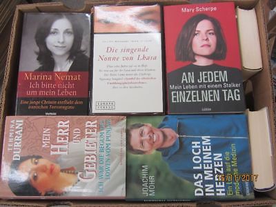 42 Bücher Schicksal Lebenstragödie Lebensgeschichte Biografie Autobiografie