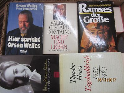 32 Bücher Biografie Biographie Memoiren Autobiografie Lebenserinnerung Paket 2
