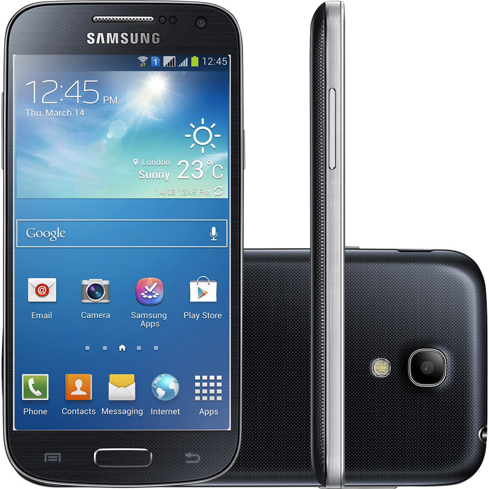 Samsung Galaxy S4 Mini GT-I9195 4G LTE 8GB Black Mist Schwarz Android Smartphone