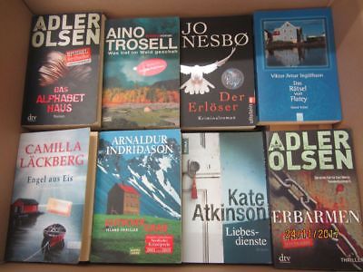 56 Bücher Romane Krimi Thriller Psychothriller  skandinavische Krimi Top Titel