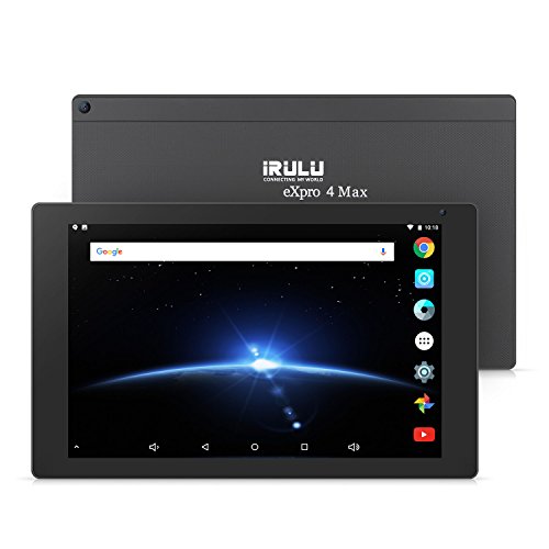 iRULU 10,1 Zoll Android OS 7,1 Tablet 2GB/32GB 1200 * 1920 IPS Bildschirm Bluetooth 4,0 Dual Cameras Expro 4 plus Tablet(X4 Plus Schwarz)