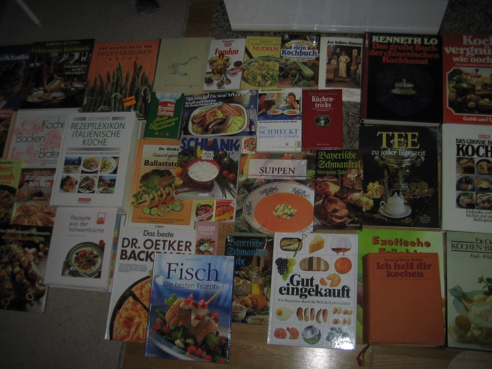 Büchersammlung 40 x Kochbücher kochen backen italienisch Gesund Paket Konvolut 