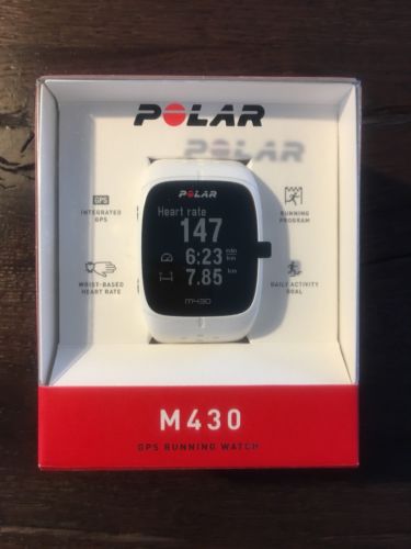 Polar M430 White GPS-Laufuhr Herzfrequenzmessung am Handgelenk