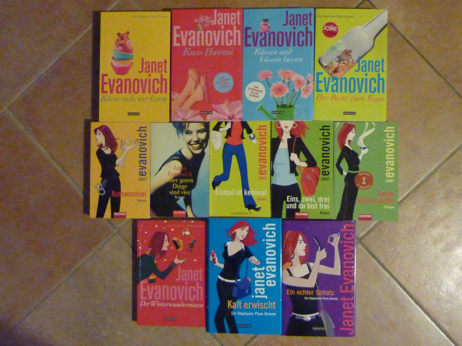 Buchpaket, Bücher-Pakete,12x Janet Evanovich, Stephanie Plump, Frauen-Romane