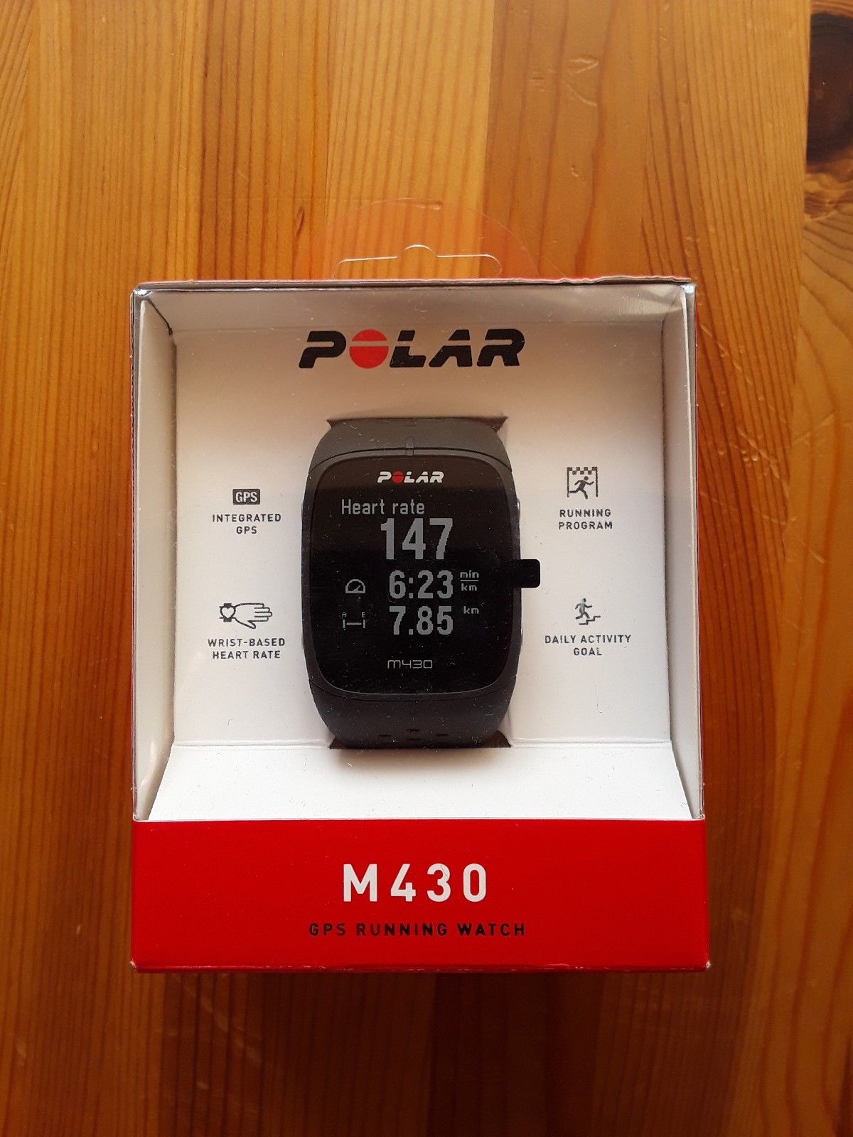 Polar M430 GPS Running Sportuhr grau NEU