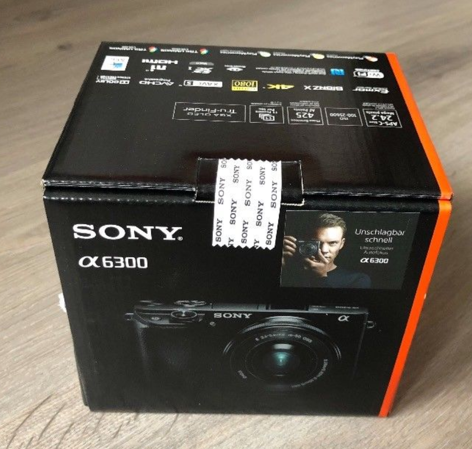 SONY Alpha 6300 Systemkamera inkl. 16-50 mm SELP1650 Schwarz NEU & OVP***