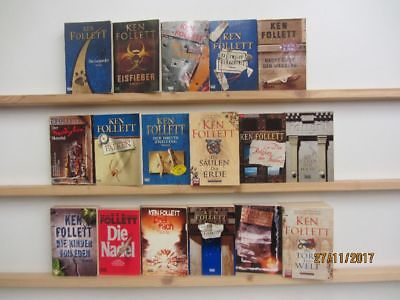 Ken Follett 17 Bücher Romane historische Romane Krimi Thriller Politthriller